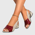 Whitney | Elegant Leather Sandals