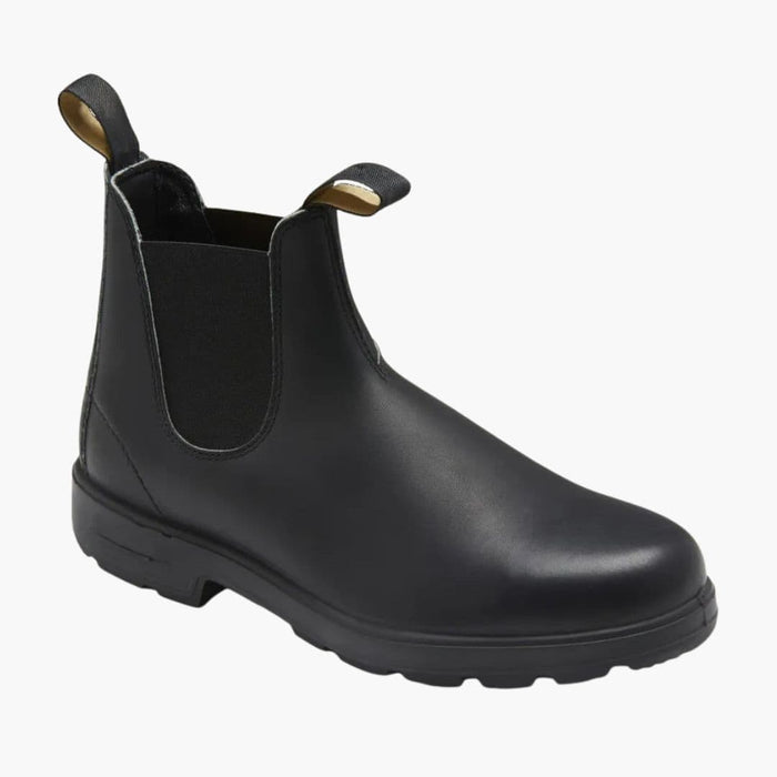 Men’s Chelsea Boots with Elastic Side Panels and Pull Tabs