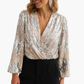 Women's Blouse with V-Neck