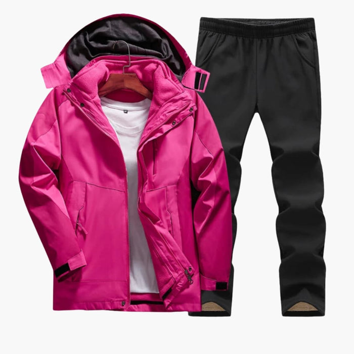 Women's Outdoor Set with Hooded Jacket