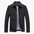 Men's Jacket with Shirt Collar