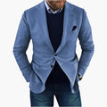 Men's Jacket with Lapel Collar