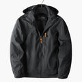 Men's Outdoor Jacket with Hood and Zipper