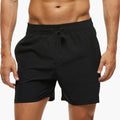 Men’s Comfortable Swim Shorts with Elastic Waist and Drawstring