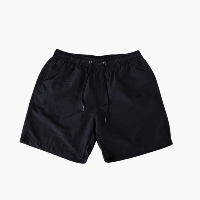 Men's Knee-Length Shorts with Drawstring and Zip Pockets