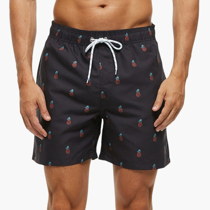 Men’s Swim Trunks with Drawstring and Mid-Length