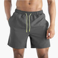 Men’s Mid-Length Swim Trunks with Drawstring Waist