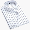 Men’s Striped Long Sleeve Button-Down Shirt