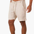 Men's Summer Pants with Drawstring and Tapered Legs