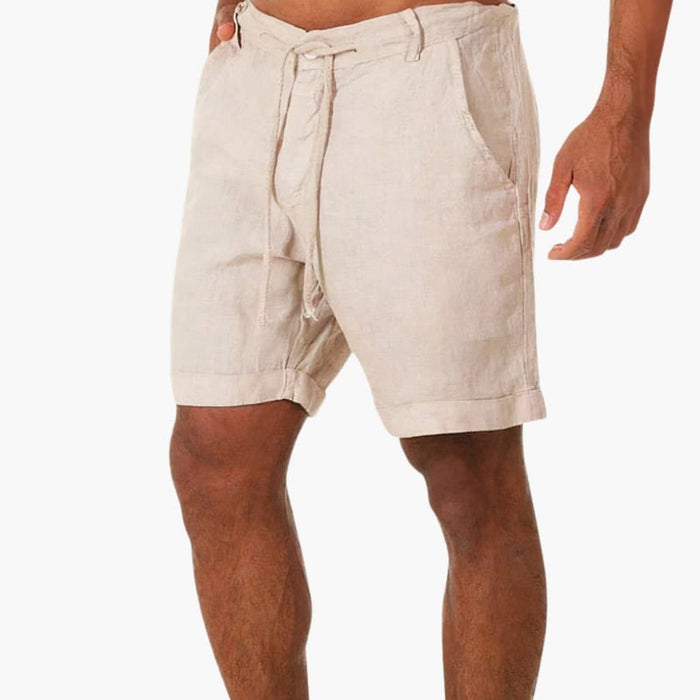 Men's Summer Pants with Drawstring and Tapered Legs