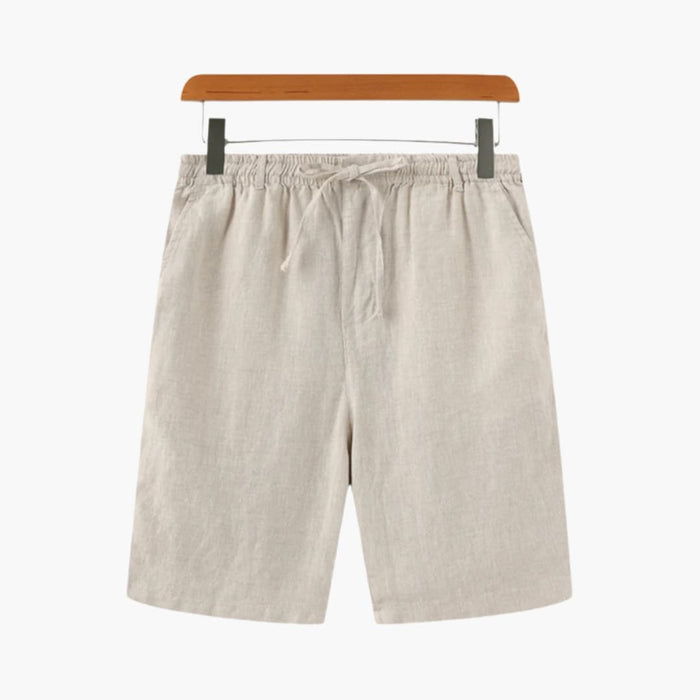 Men's Summer Shorts with Elastic Waistband and Side Pockets