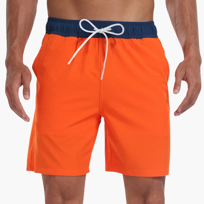Men’s Swim Shorts with Drawstring and Side Pockets