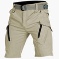 Men's Tactical Shorts with Belt and Cargo Pockets
