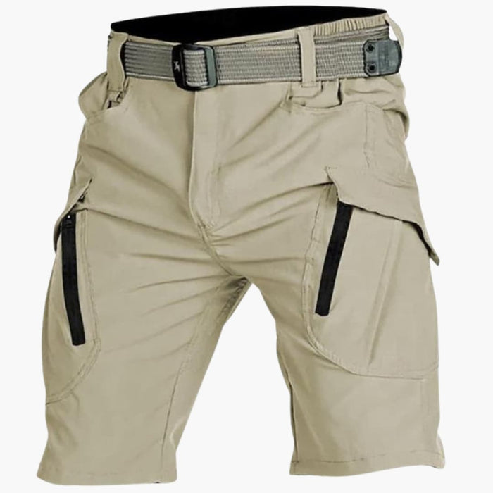 Men's Tactical Shorts with Belt and Cargo Pockets