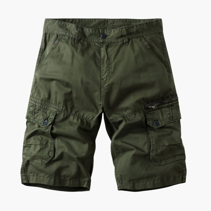 Men's Utility Cargo Shorts with Stretch Fit and Multiple Pockets