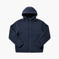 Men’s Fleece Jacket with Hood and Full Zipper