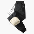 Unisex Lined Pants with Elastic Cuffs and Adjustable Waist
