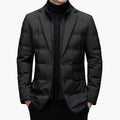 Men’s Parka Jacket with Stand Collar and Full Zip