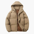 Men’s Hooded Jacket with Full Zip and Drawstring Hood