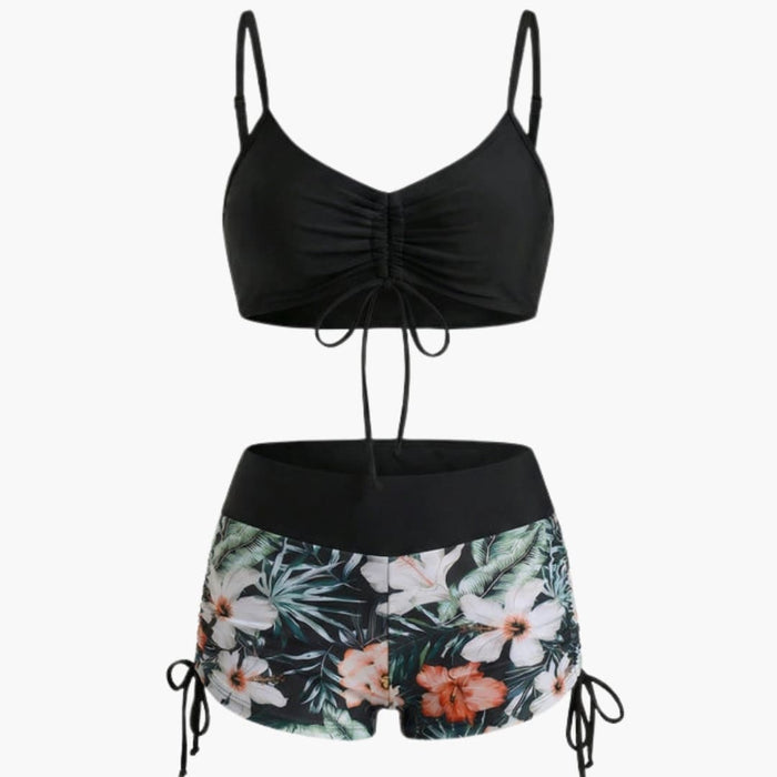 Women’s High-Waisted Floral Two-Piece Bikini Set