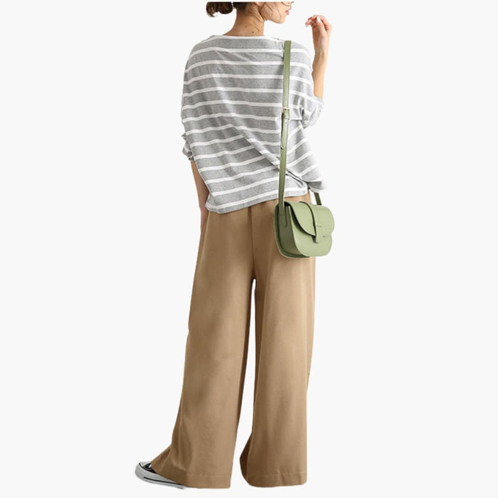 Women’s Summer Pants with High Waist and Wide Leg