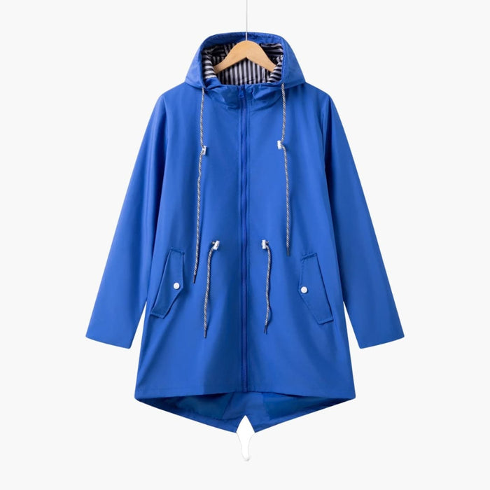 Women’s Hooded Coat with Front Pockets