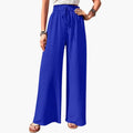 Women’s Loose Fit Pants with Elastic Waistband and Wide Leg
