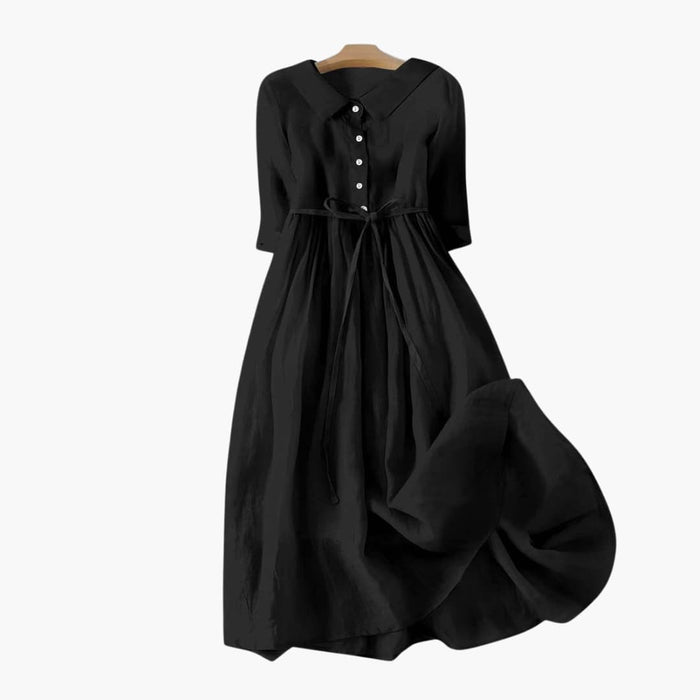 Women’s Midi Dress Short Sleeve Loose Fit Everyday Summer Dress