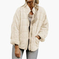 Women’s Quilted Zip-Up Jacket with Side Pockets