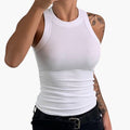 Women’s Sleeveless Top with Breathable Fabric and Slim Fit