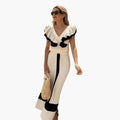 Women’s Two-Piece Pants Set – Long Sleeve Top and Straight Leg Pants
