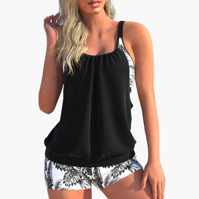 Women’s Two-Piece Tankini Swimsuit Set